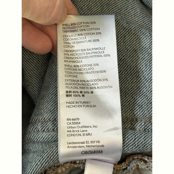 We The Free FP Patchwork Jeans Women’s 29 High Rise Corduroy Trim Boho Western - Picture 13 of 15